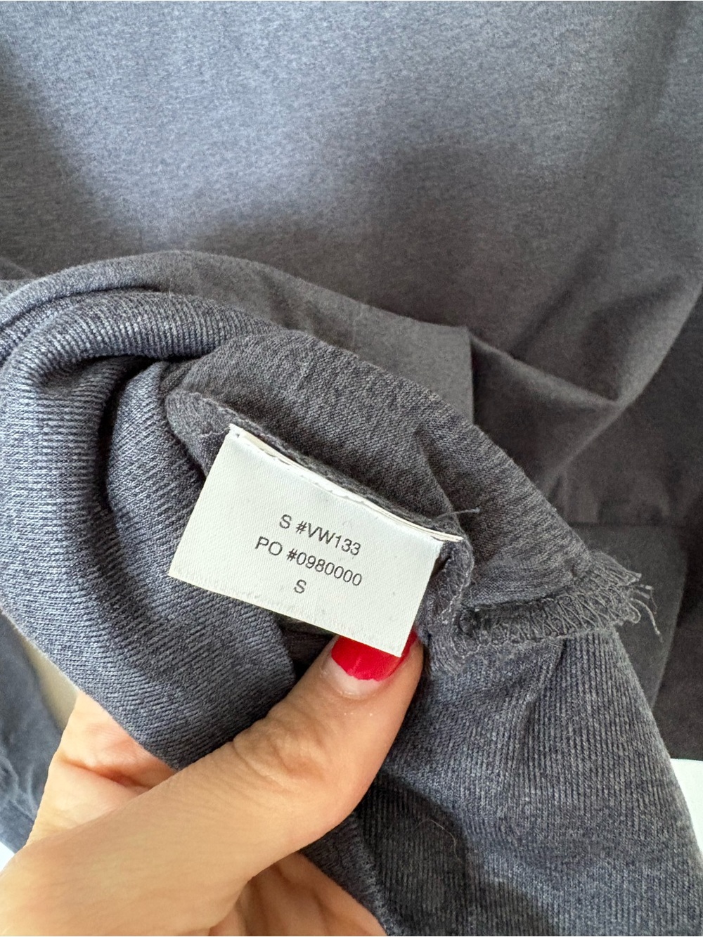 Vuori Long Sleeve Crew Sweatshirt in Charcoal - Picture 7 of 7